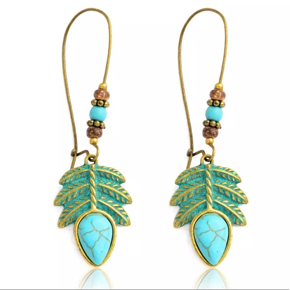 Jewelry - Leaf Boho Earrings